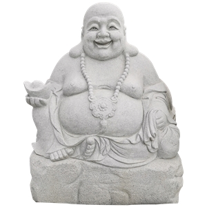 Chinese Handmade Stone Carving Of Buddha Statue