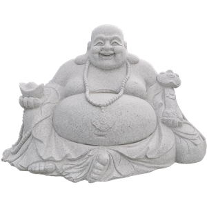 Chinese Handmade Stone Carving Of Buddha Statue