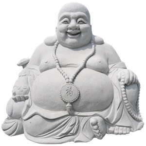 Chinese Handmade Stone Carving Of Buddha Statue