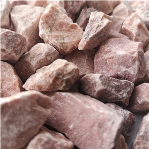 Chinese Hb-003 Deep Pink Pebble Gravel Stone