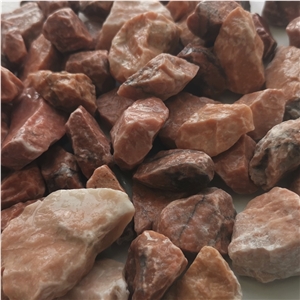 Chinese Hb-003 Deep Pink Pebble Gravel Stone
