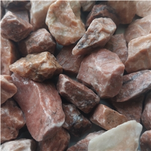Chinese Hb-003 Deep Pink Pebble Gravel Stone