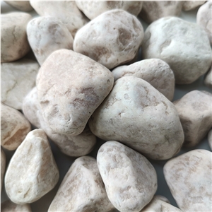 Chinese Hb-006 Light Pink Pebble Ball Stone