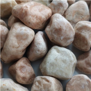 Chinese Hb-006 Light Pink Pebble Ball Stone