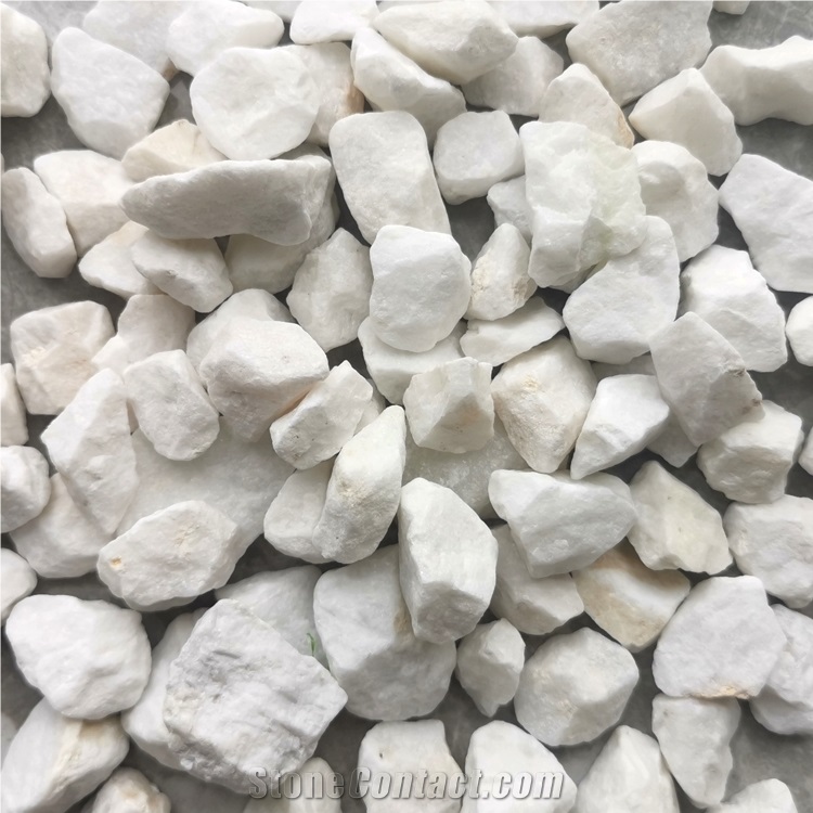 Chinese Hot Sale Dl-002 Snow White Gravel Stone