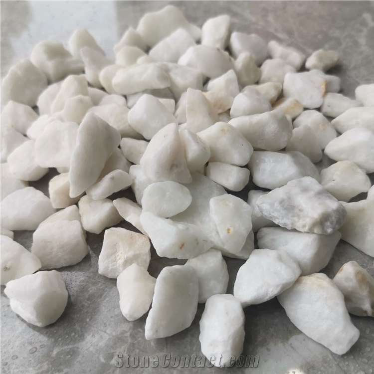 Chinese Hot Sale Dl-002 Snow White Gravel Stone