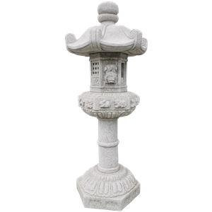 Hand-Made Japanese Style Stone Lighting Lantern