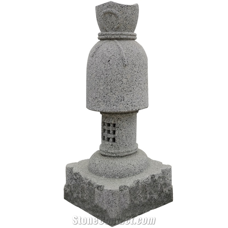 Hand-Made Japanese Style Stone Lighting Lantern