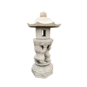Hand-Made Japanese Style Stone Lighting Lantern
