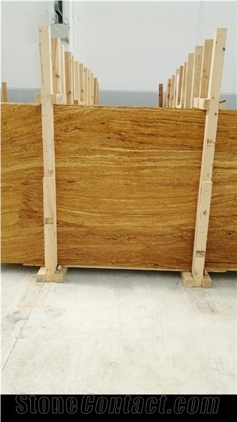 Gold Travertine Block