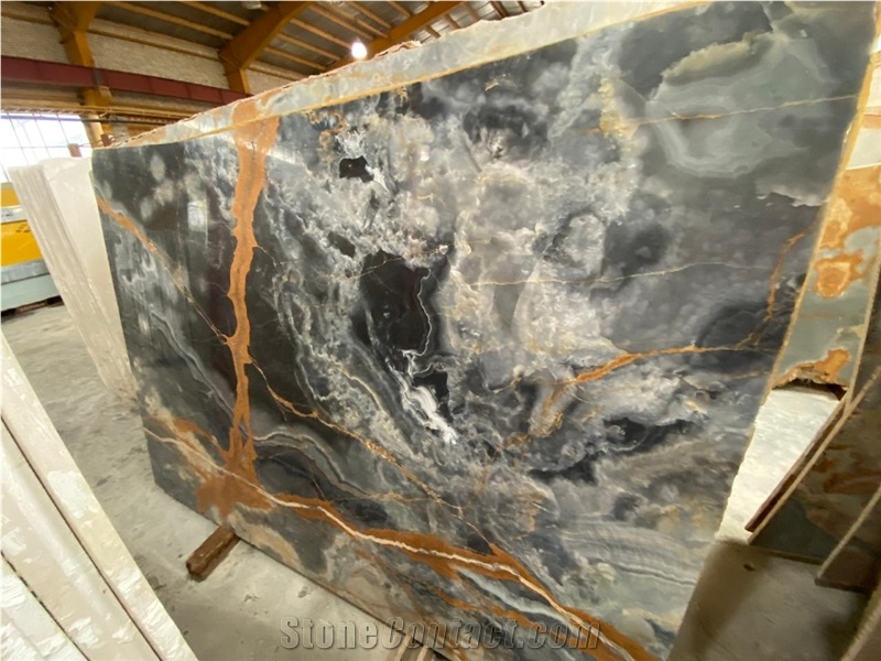 Blue Onyx Slabs