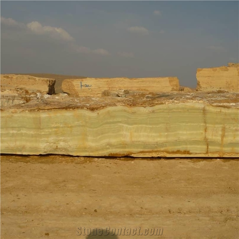 Light Green Onyx Block, Iran Green Onyx