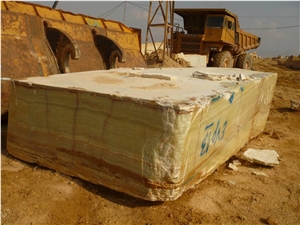 Light Green Onyx Block, Iran Green Onyx