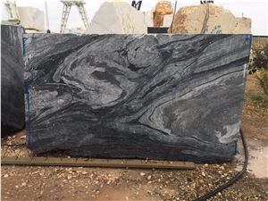 Persian Gray and Black Marble Block Persian Gray and Black Marble Block