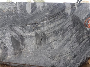 Persian Gray and Black Marble Block