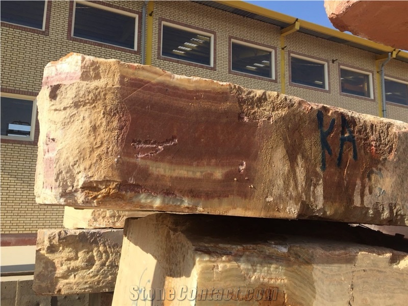 Persian Red Onyx Block