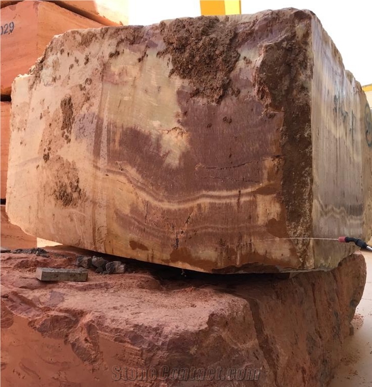 Persian Red Onyx Block