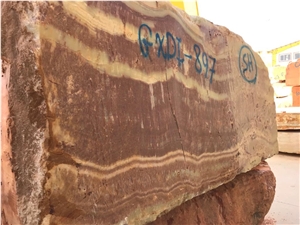 Persian Red Onyx Block