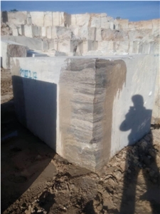 Persian Silver Travertine Blocks