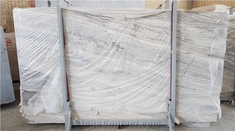Persian Silver Travertine Slabs