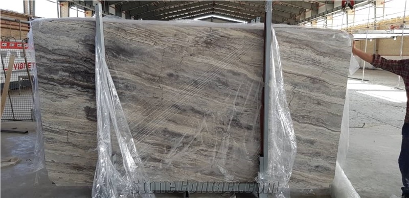 Persian Silver Travertine Slabs