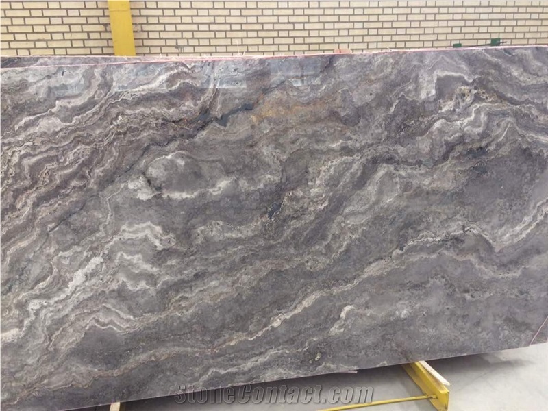 Persian Silver Travertine Slabs