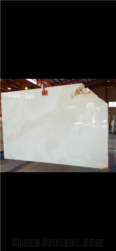Pure White Onyx Slabs