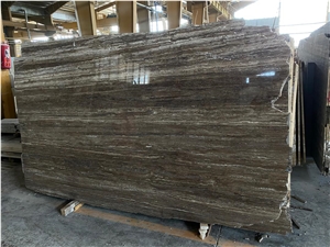 Titanium Silver Travertine Slabs Titanium Silver Travertine Slabs
