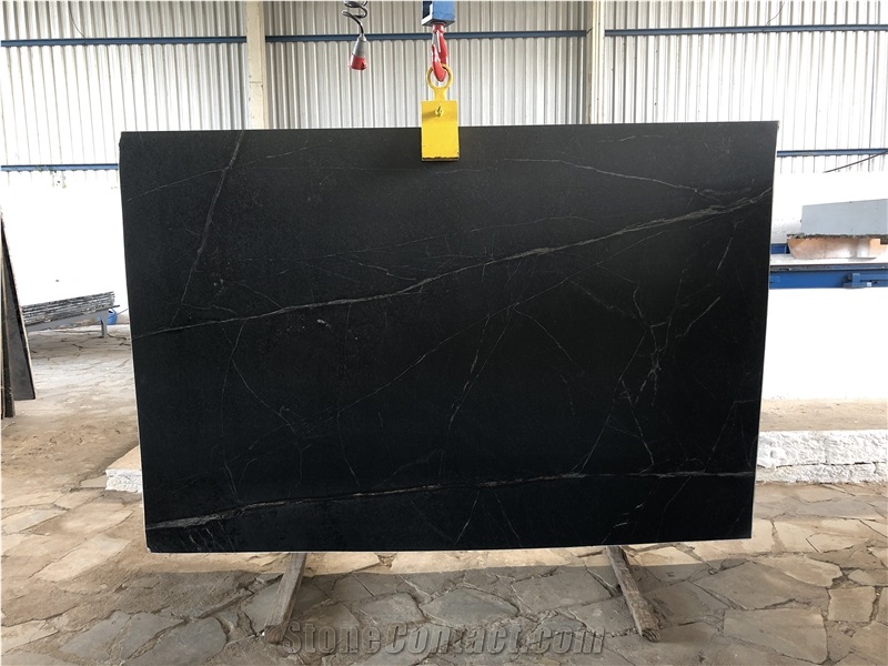 Brazil Black Soapstone Slabs - Grey - Green