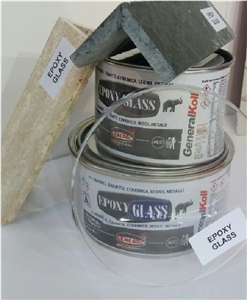 Epoxy Glass -Epoxy Adhesive, Thixotropic Colourless, Transparent Mat Without Added Solvents