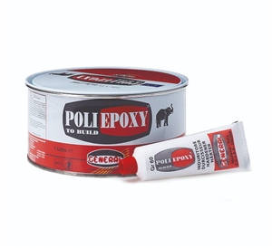 Poliepoxy Beige Fluido-Verticale Epoxy-Polyester Special Adhesive