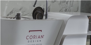 Corian Quartz Stone Kitchen Countertop
