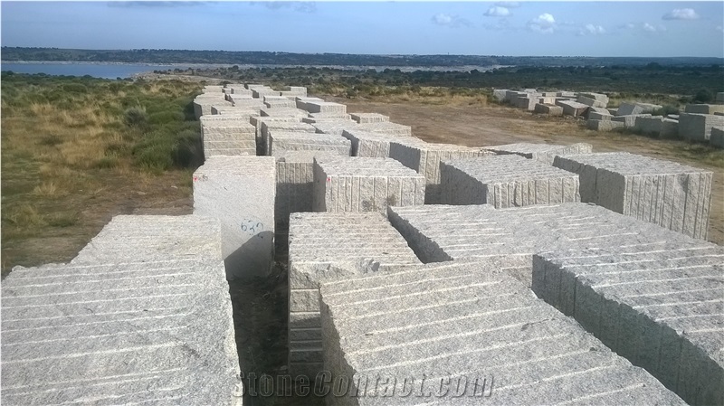 Almendra Amarillo Granite Block