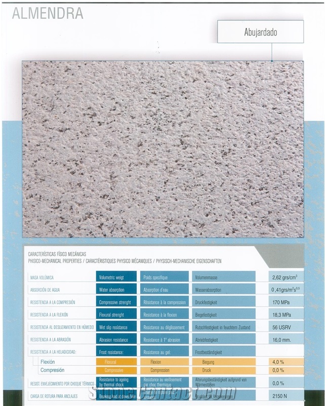 Granito Blanco Almendra Granite Block