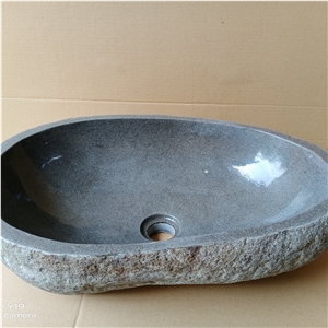 Batu Andesite River Stone Vessel Sink