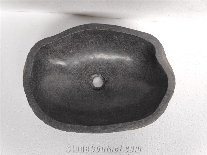 Batu Andesite River Stone Vessel Sink