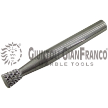 Cutter Diam. Shank 6mm Head Flat Cone 6x6mm Stone Carving Tools,Sculpting Tool