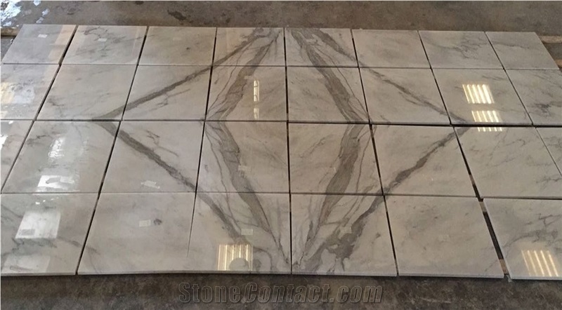 Polished White Marble Tiles