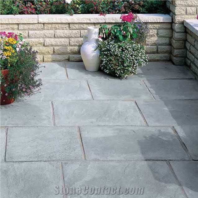 Tumbled Irregular Blue Stone Pavers