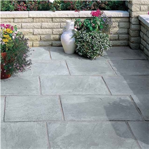 Tumbled Irregular Blue Stone Pavers