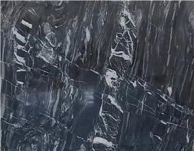 Agata Black Marble Tiles, Slab Agata Black Marble Tiles, Slab