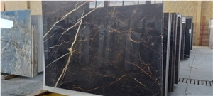 Golden Galaxy Marble Tiles & Slabs