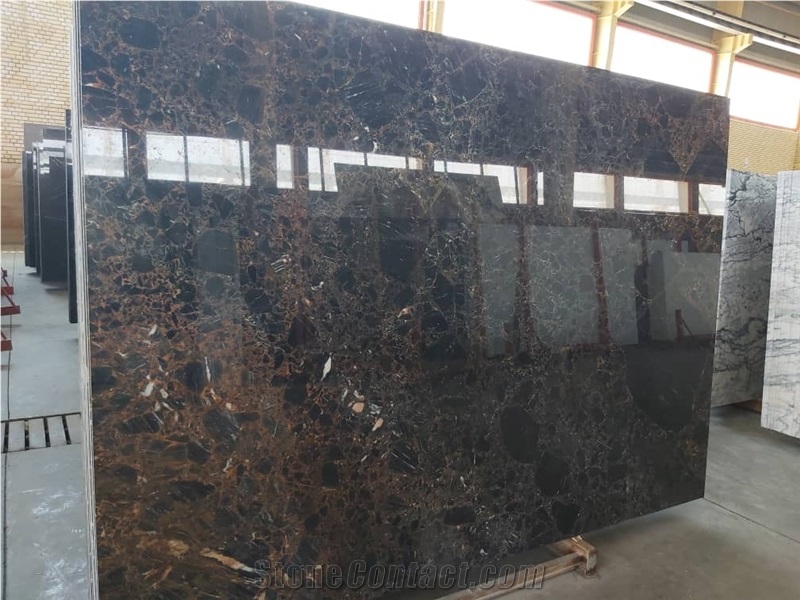 Golden Marshal Marble Tiles, Slab