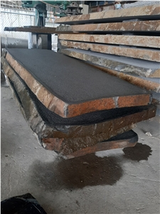Grey Basalt Stepping Stone - Sides Natural Garden Stepping Pavements Grey Basalt Stepping Stone - Sides Natural Garden Stepping Pavements