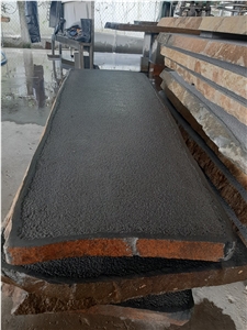 Grey Basalt Stepping Stone - Sides Natural Garden Stepping Pavements