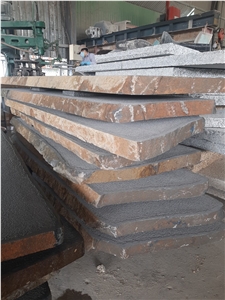 Grey Basalt Stepping Stone - Sides Natural Garden Stepping Pavements