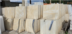 Yellow Marble Tiles, Polished Surface Lemon Marble Tiles