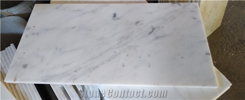 Statuarietto Venato Marble Tiles, Italy White Marble