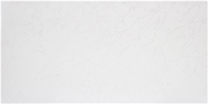 Artificial Bianco Venato Quartz Kitchen Prefab Slab