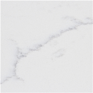 Artificial Bianco Venato Quartz Kitchen Prefab Slab